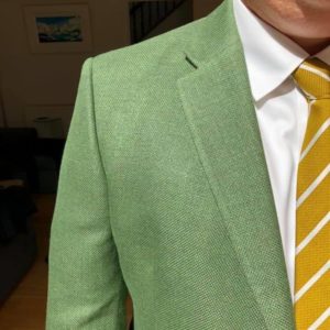 Bespoke Green Bamboo Jacket