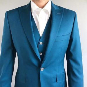 Turquoise 3 Piece Suit