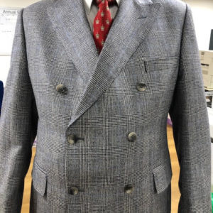 Prince Of Wales Double Breasted Suit